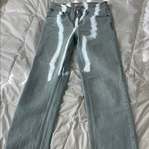 Abercrombie 90s straight mid rise jeans size 25 short